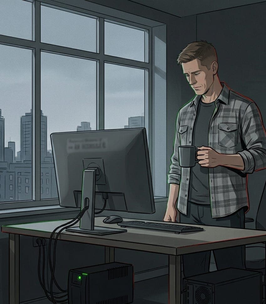 Hero image for Half past midnight, and nobody woke up